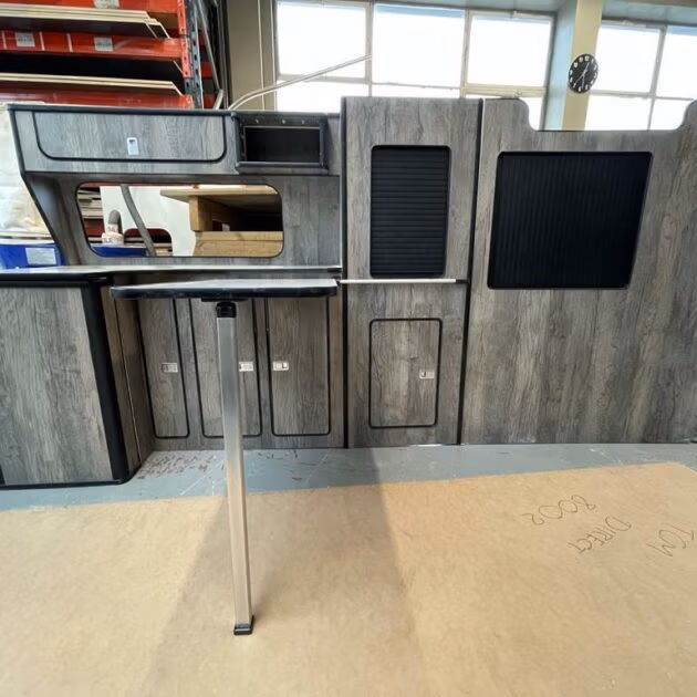 Assembled T5 T6 VW Transporter LWB Kitchen Furniture Camper Van lightweight Ply