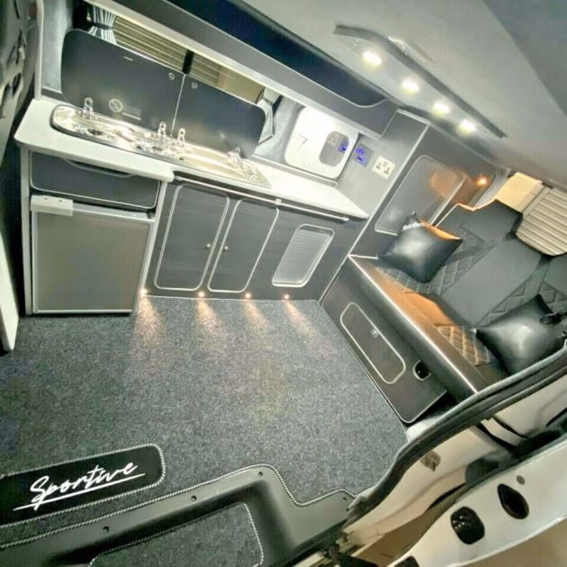 Camper van kitchen Furniture Renault Trafic Vauxhall Vivaro Nissan Primastar LWB
