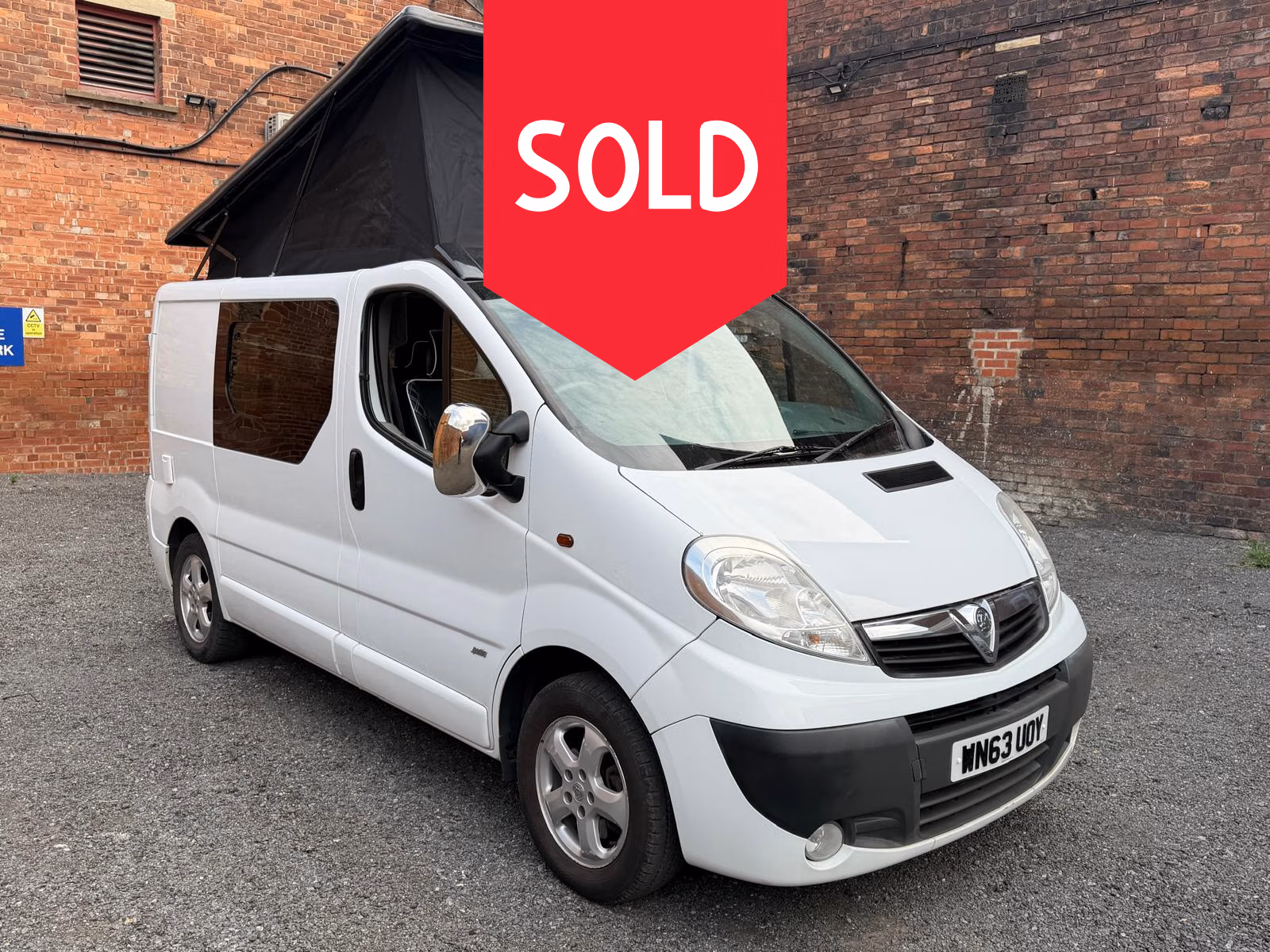 63 Plate Vivaro Campervan for sale
