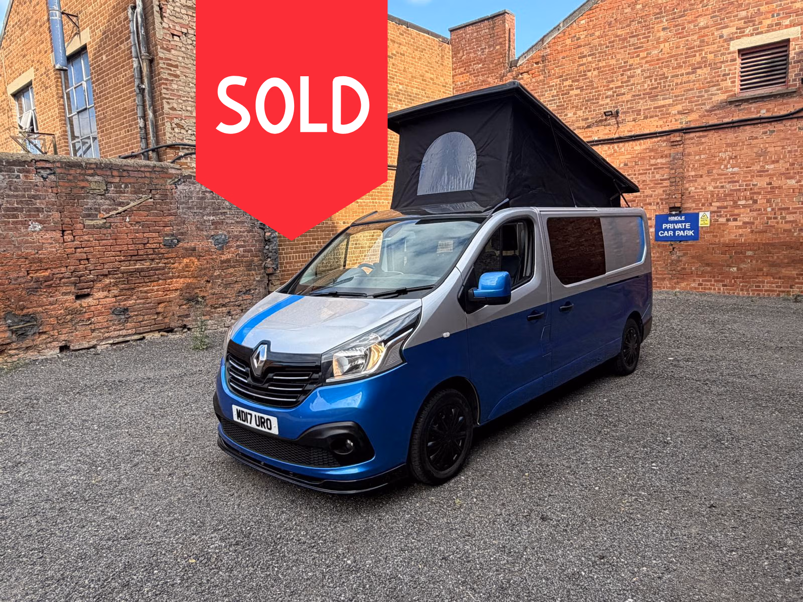 17 plate renault trafic campervan for sale