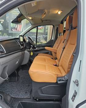 Mustard CamperVan Front Seat Upsolstery