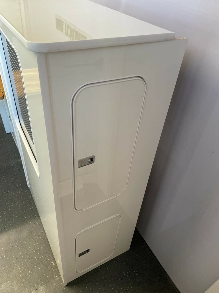 Assembled Ford Custom Vivaro Trafic Vito SWB Furniture Camper Pod OAK worktop - Image 13