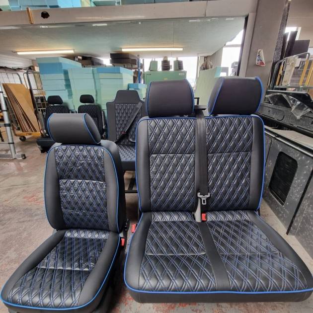 Vauxhall Vivaro, Trafic Rock & Roll Bed + Front Seats Bentley Diamond Design!