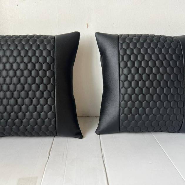 2x Scatter Cushions for Rock & Roll Beds (45cm x 45cm) Honeycomb