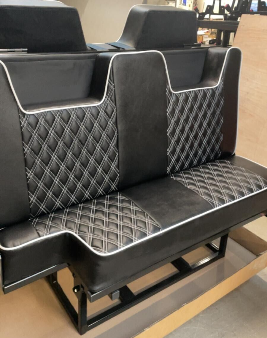 3/4 4PC Rock & Roll Bed. VW T4 T5 T6 Custom Vivaro Trafic Campervan (D/D W) - Image 3