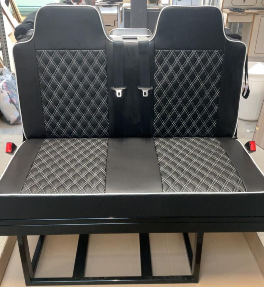 3/4 4PC Rock & Roll Bed. VW T4 T5 T6 Custom Vivaro Trafic Campervan (D/D W) - Image 5
