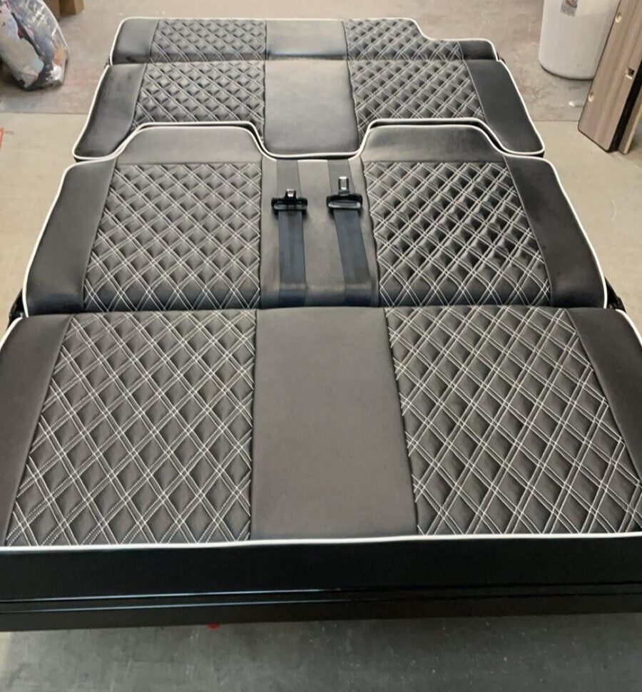 3/4 4PC Rock & Roll Bed. VW T4 T5 T6 Custom Vivaro Trafic Campervan (D/D W) - Image 7