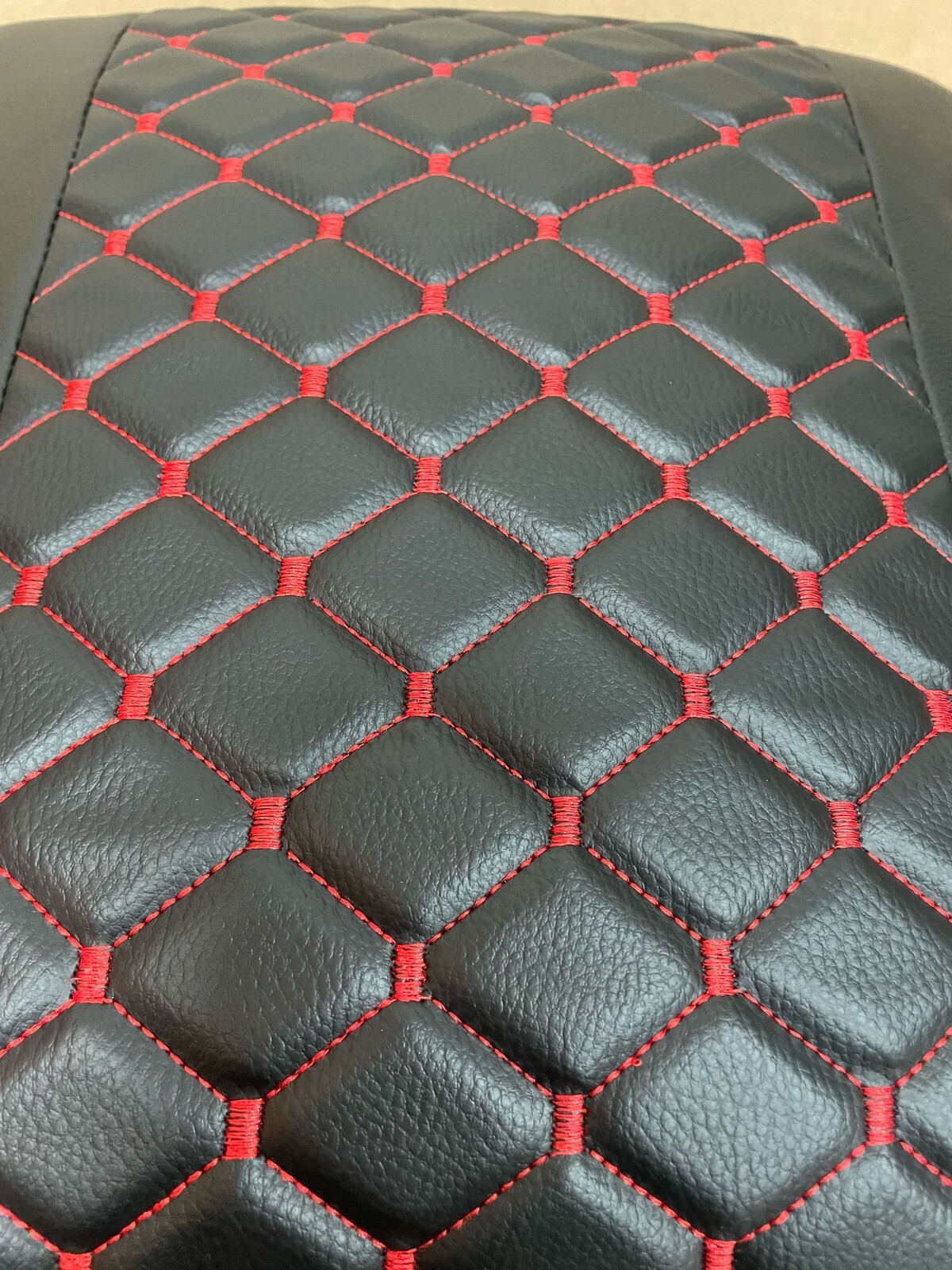 2x Scatter Cushions for Rock & Roll Beds (45cm x 45cm) Single Diamond Red - Image 7