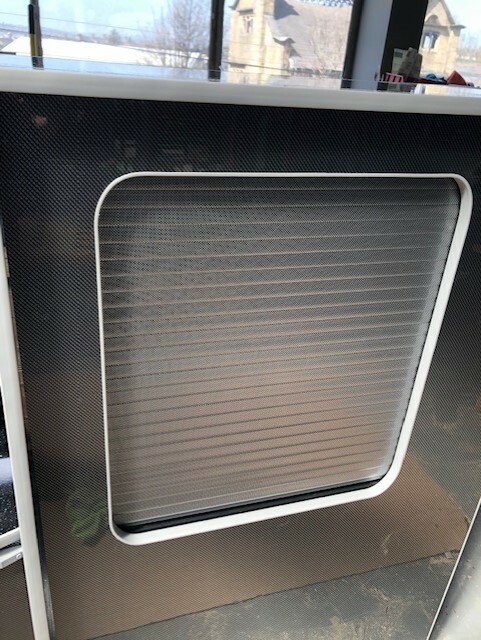 Assembled Custom Vivaro Trafic SWB GLOSS CARBON FIBRE Furniture Camper Van Units - Image 9